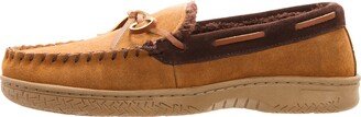 Heat Edge Mens Suede Moccasin Memory Foam Moccasin Slipper Shoe (10