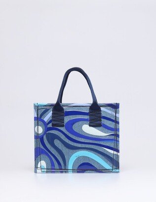 Capri Sport bag in printed denim