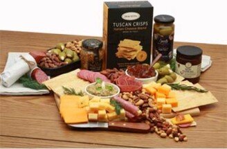 Gbds Classic Gourmet Cheese and Snacks Charcuterie Board - meat and cheese gift baskets - 1 Basket