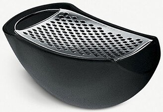 Black Parmenide Grater With Cheese Cellar