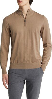 Quarter Zip Mock Neck Sweater