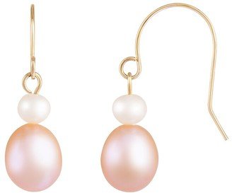 Splendid Pearls 14K 4-7.5Mm Pearl Earrings