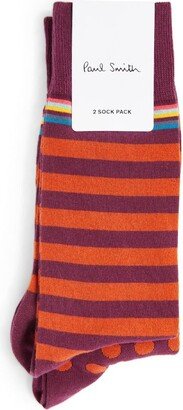 Cotton-Blend Socks (Pack Of 2)