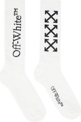 White Arrow Socks