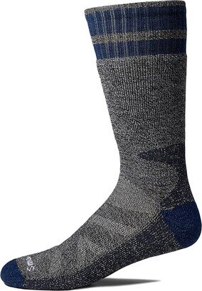 Mountaineer Max Cushion Tall Crew Socks (Medium Gray) Men's No Show Socks Shoes