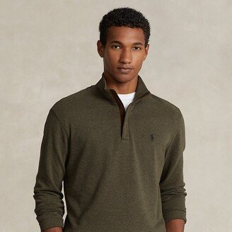 Luxury Jersey Quarter-Zip Pullover-AD