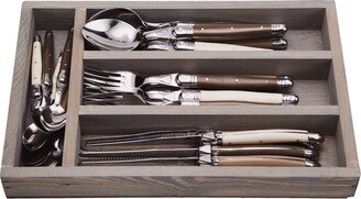 Laguiole 24Pc Flatware Set-AD