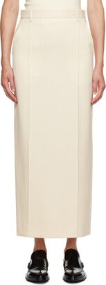 Beige Classico Midi Skirt