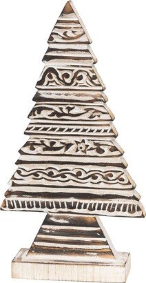 Gallerie II Fair Isle Tree Medium - Brown