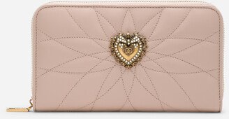 Zip-around Devotion wallet in nappa leather