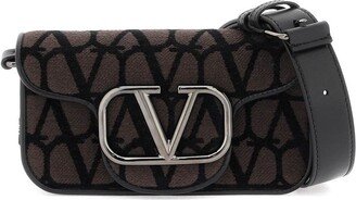 VLogo Plaque Foldpver Top Shoulder Bag-AB