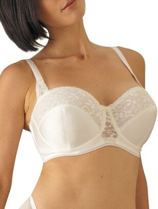 Women's Full Coverage Lace Strapless Bra