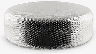 Nocolor Textured Stainless-steel Round Kitchen box 28cm