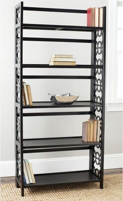 Natalie Black Tall Bookcase - 33.5 x 13 x 73