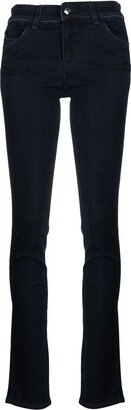 High-Waisted Slim-Cut Trousers