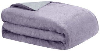 Amethyst & Quartz Crystal Cooling Reversible Weighted Blanket With Removable Cover-AA