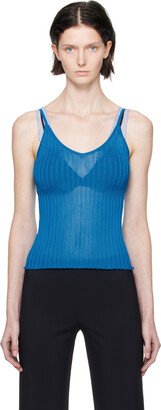 Blue V-Neck Camisole