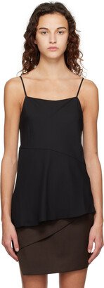 Black Draped Camisole-AA