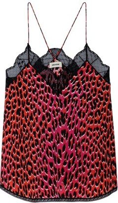 Christy Leopard Silk Camisole