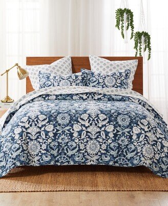 Home Laure Reversible 3-Piece Quilt Set, Full/Queen