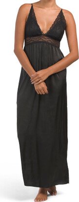 TJMAXX Satin And Lace Nightgown For Women