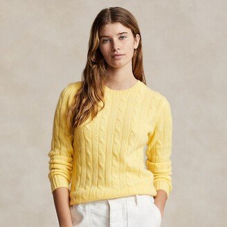 Cable-Knit Cashmere Sweater-AC