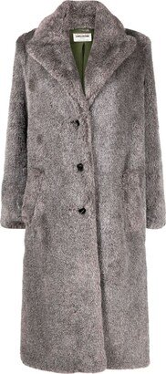 Monaco faux-fur coat