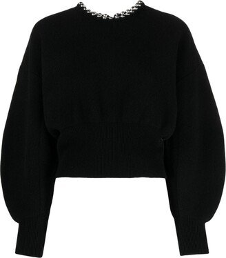 Ball Chain embellished jumper