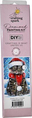 Crafting Spark Diamond Painting Kit Christmas Cat CS2436 7.9 x 11.8 inches