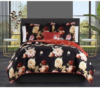 Emeraude Reversible Quilt Set