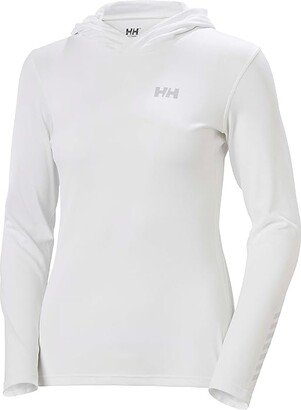 HH Lifa Active Solen Hoodie (White) Women's Clothing