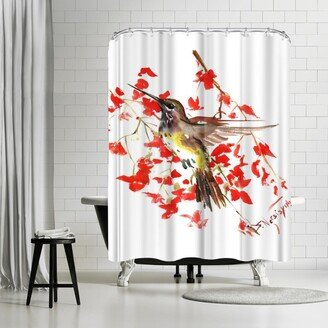 71 x 74 Shower Curtain, Hummingbird 19 by Suren Nersisyan