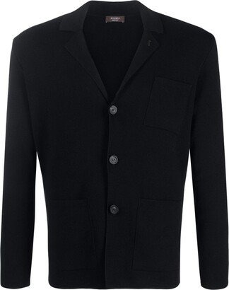 Virgin Wool Knitted Blazer