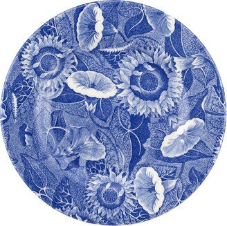 Set Of 4 Blue Room Sunflower Salad Plates