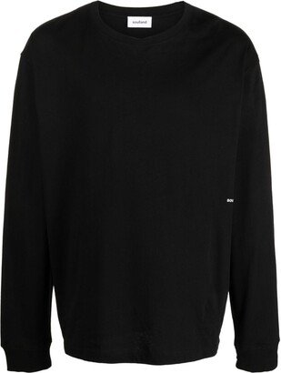 Dima long-sleeve organic cotton T-shirt