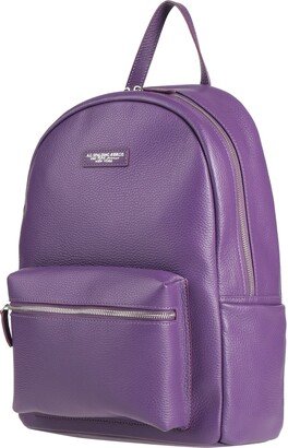 A.G. SPALDING & BROS. 520 FIFTH AVENUE New York Backpack Purple