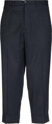 ASFALTO Cropped Pants Midnight Blue