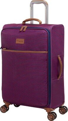 Beach Stripes Softside Medium Checked Spinner Suitcase