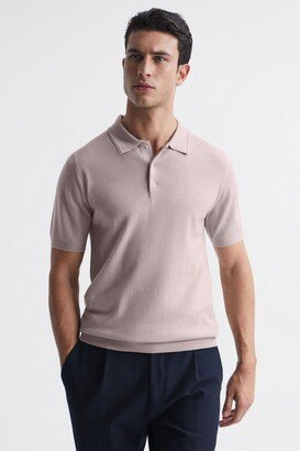 Merino Press Stud Polo T-Shirt