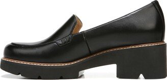 Womens Cabaret Slip On Lightweight Lug Heeled Loafer