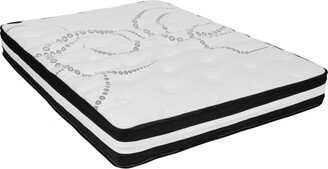 Capri Comfortable Sleep 10 Inch CertiPUR-US Certified Hybrid Pocket Spring Mattress, Full Mattress in a Box