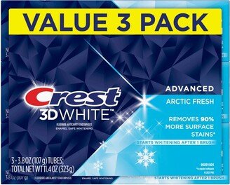 Crest D White Advanced Teeth Whitening Toothpaste - Arctic Fresh - ct/.8oz