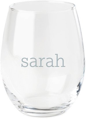 Stemless Wine Glasses: Make It Yours Wine Glass, Etched Wine, White