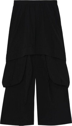 Cargo-Pockets Flared Trousers