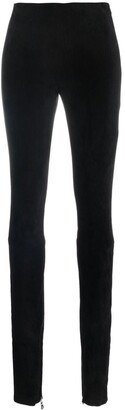 Split-Cuff Skinny Trousers-AA