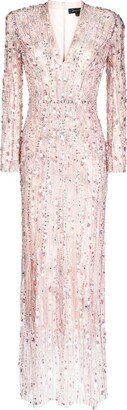 Vivien sequin-embellished gown