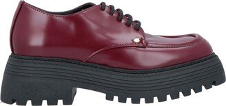 Lace-up Shoes Burgundy-AB