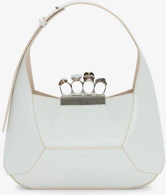 Women's The Jewelled Hobo Bag In Ivory