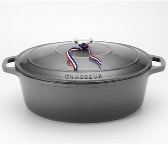 French Enameled Cast Iron 6 Qt. Oval Dutch Oven