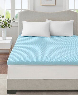 Sleep Philosophy 3 Gel-Infused Memory Foam Mattress Topper, Full